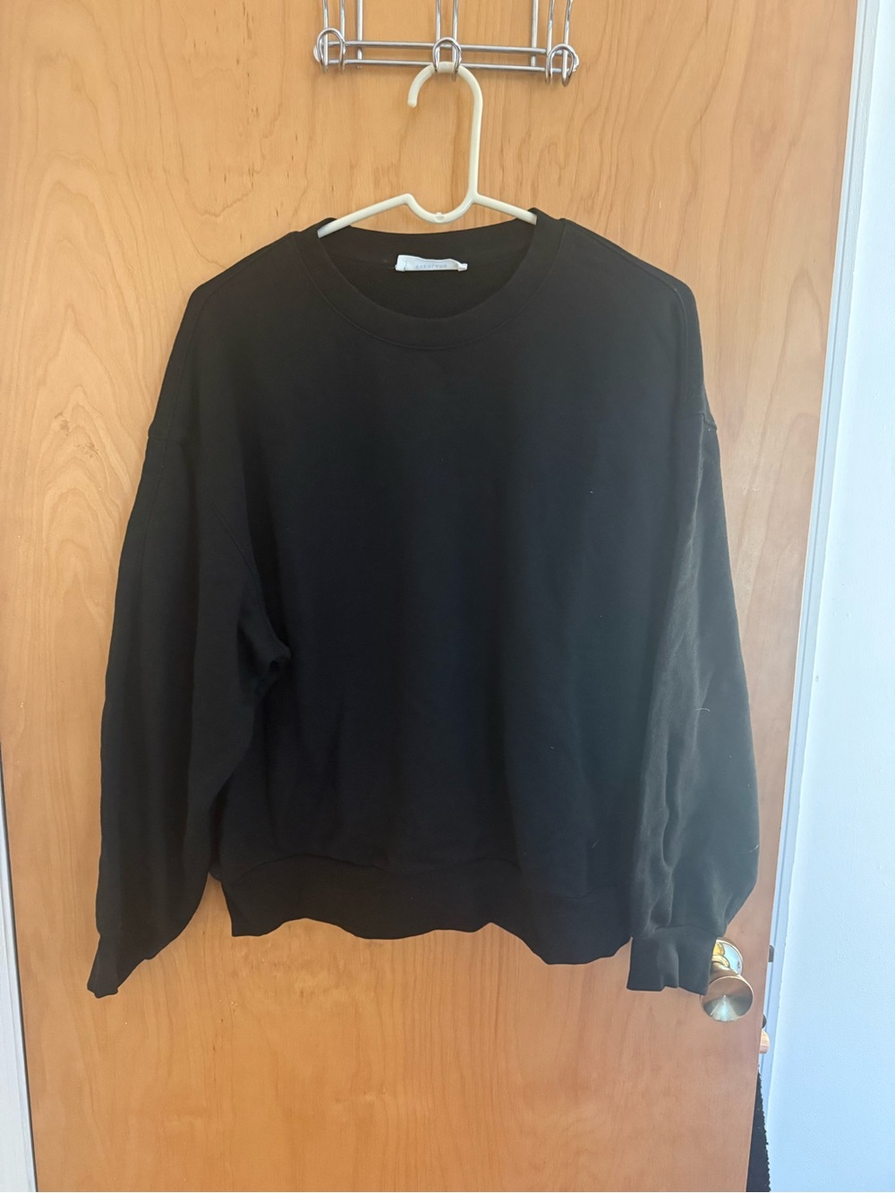 Everlane light weight terry blouson crew neck - Picture 6 of 8